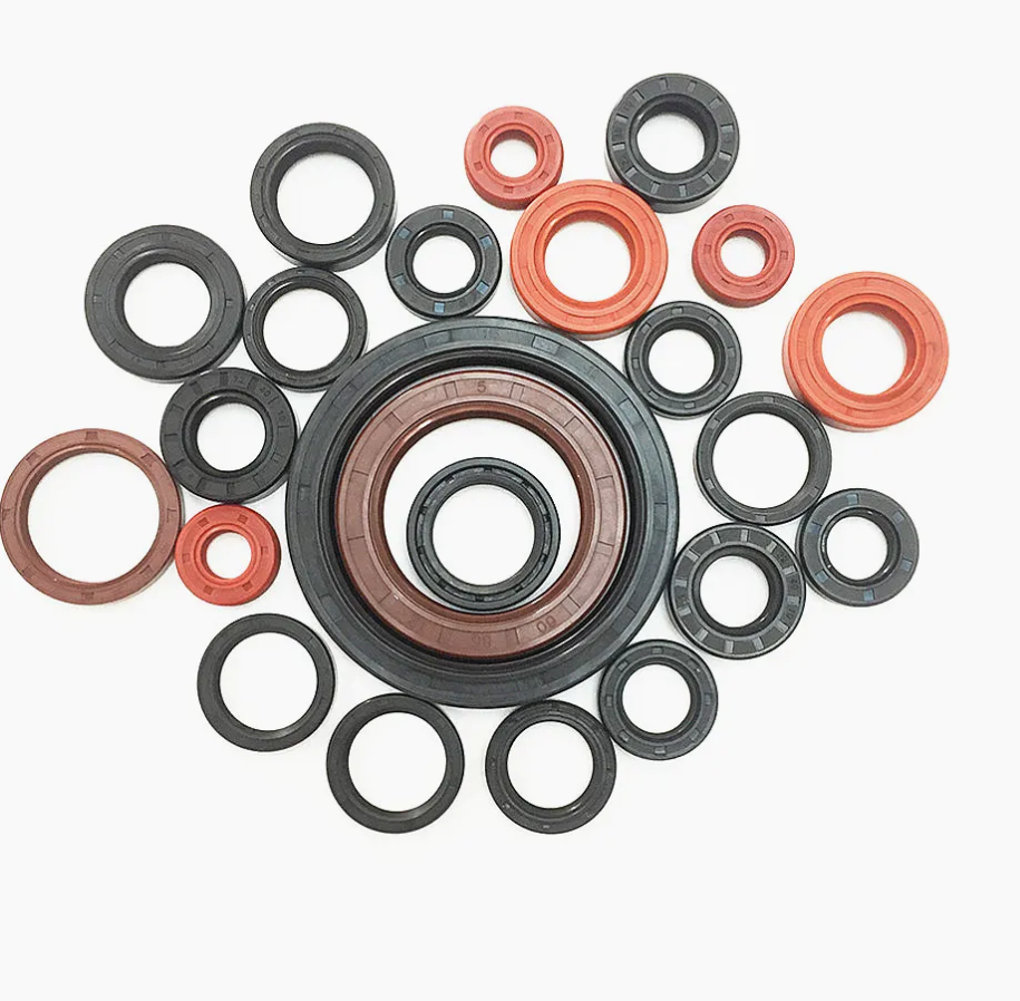 High-End FKM NBR Sc Tc Skeleton Oil Seal for Hydraulic Sealing Black Brown Red D
