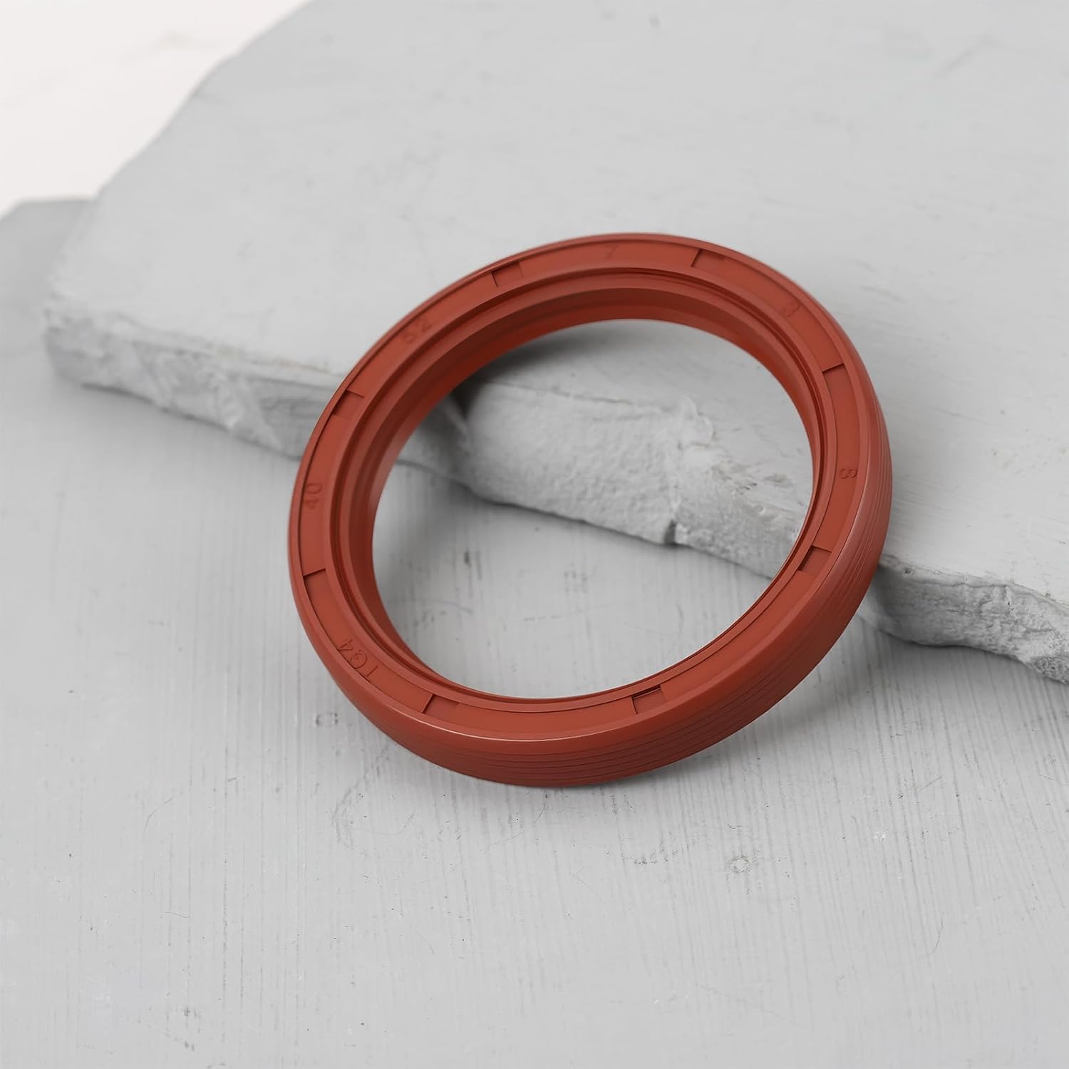 2 PCS Vacuum Pump Shaft Oil Seals 40X52X7 mm Sc Type FKM Brown Compatible with C
