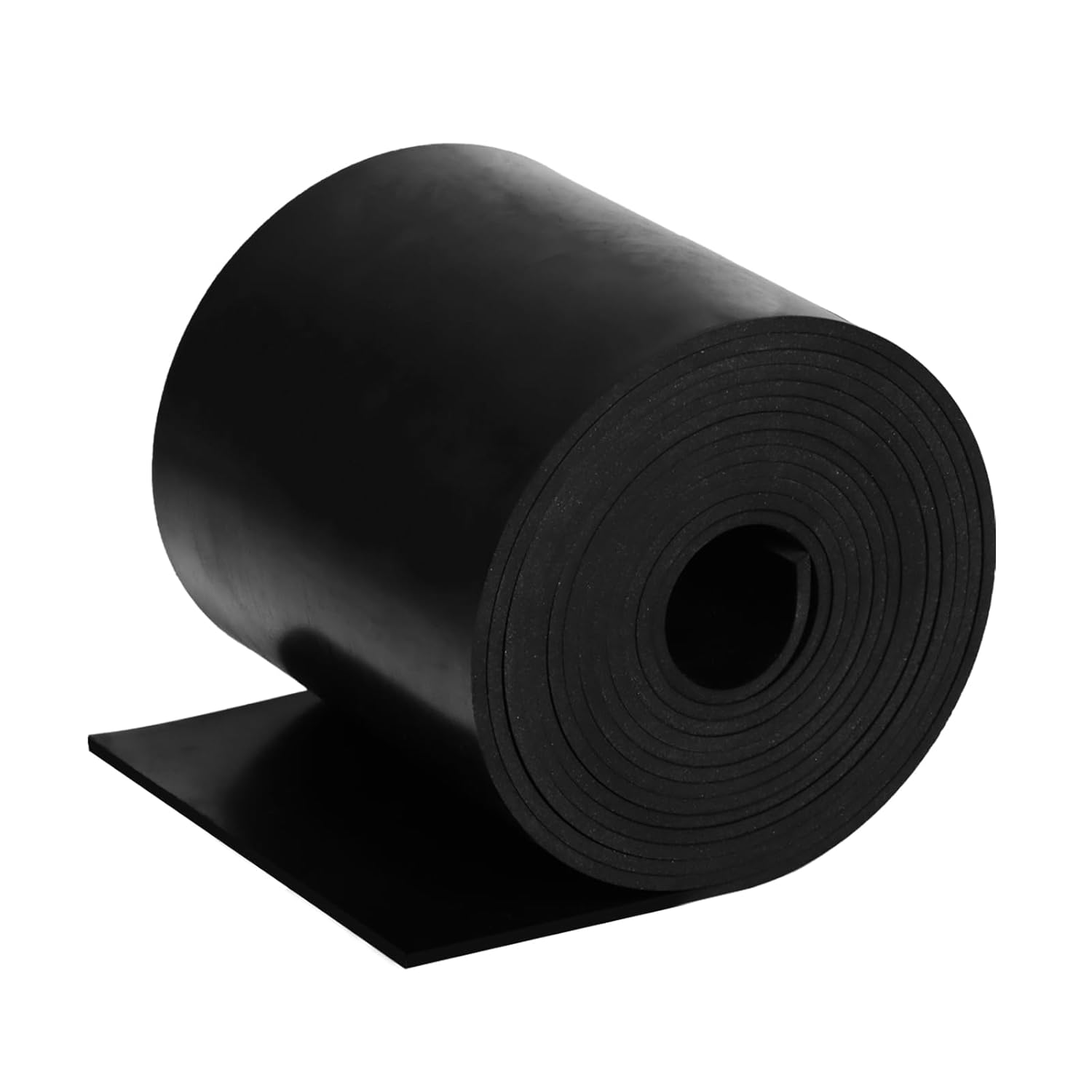 Neoprene Rubber Strips, 4 Wide x18 Thick x 10' Long Solid Rubber Sheets, Rolls &