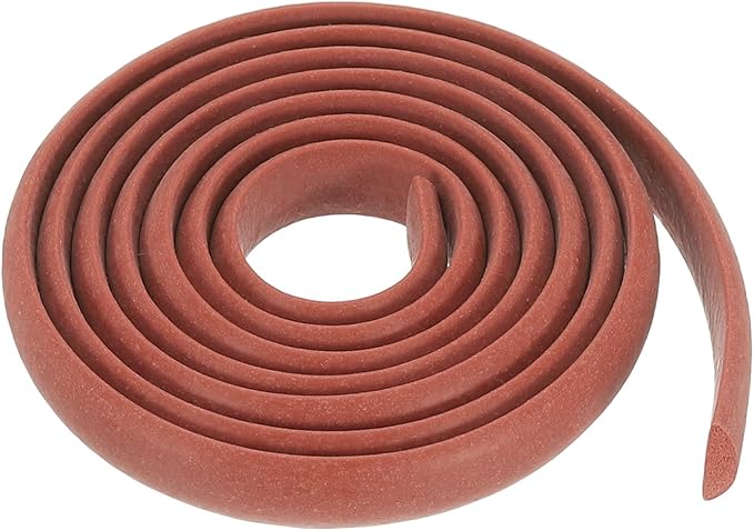 Silicone Foam Seal Strip, 10mmx3mmx2m D-Shape Seal Strip Backer Rod Crack Caulk 