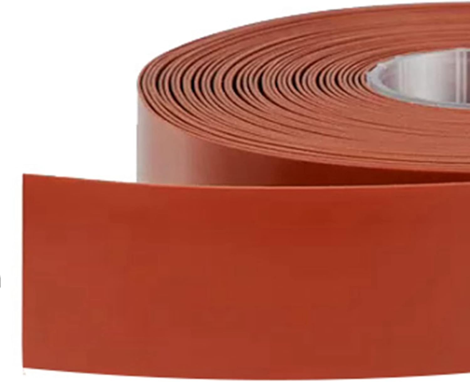 Red Flexible Heat Resistant Silicone Seal Rubber Strips Rubber 60A, No Adhesive,