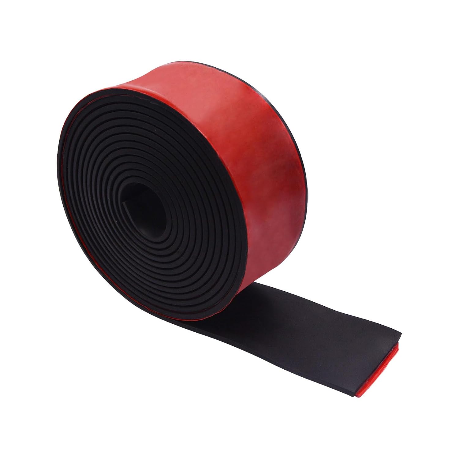 Self Adhesive Rubber Strips, Black Solid Neoprene Rubber Sheets Rolls for DIY In